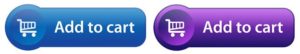 blue and purple versions of identical Add to Cart buttons
